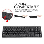 MC-689 Waterproof USB Wired Keyboard, Arabic Version, MC-689 – Waterproof