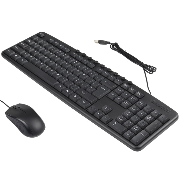 KB-8377 USB Wired Keyboard Mouse Set, KB-8377 – Durable Build, Easy to Use