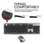 KB-6600 2.4Ghz Office Waterproof Wireless Keyboard Mouse Set, KB-6600 – Waterproof, Non-slip
