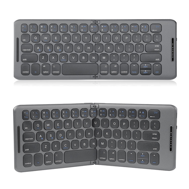 B088 Universal Mini Foldable Three-channel Bluetooth Wireless Keyboard, B088 – Bluetooth, Aluminum Alloy B088
