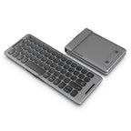 B088 Universal Mini Foldable Three-channel Bluetooth Wireless Keyboard, B088 – Bluetooth, Aluminum Alloy