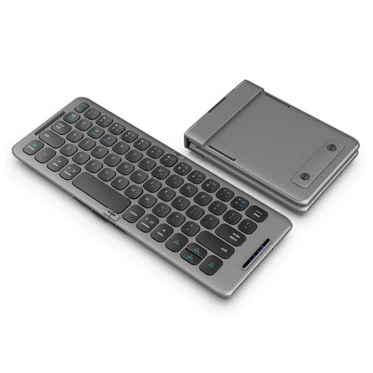 B088 Universal Mini Foldable Three-channel Bluetooth Wireless Keyboard, B088 – Bluetooth, Aluminum Alloy