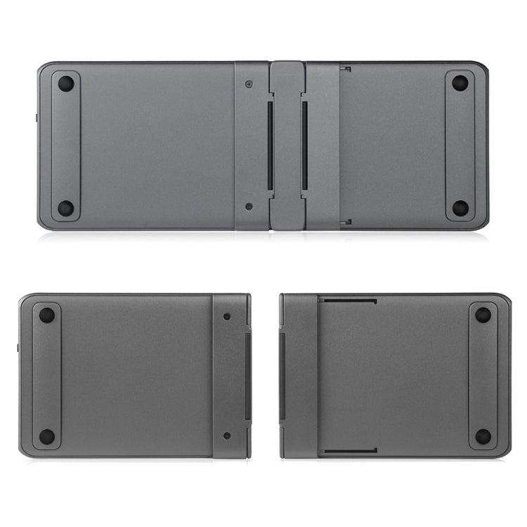 B088 Universal Mini Foldable Three-channel Bluetooth Wireless Keyboard, B088 – Bluetooth, Aluminum Alloy