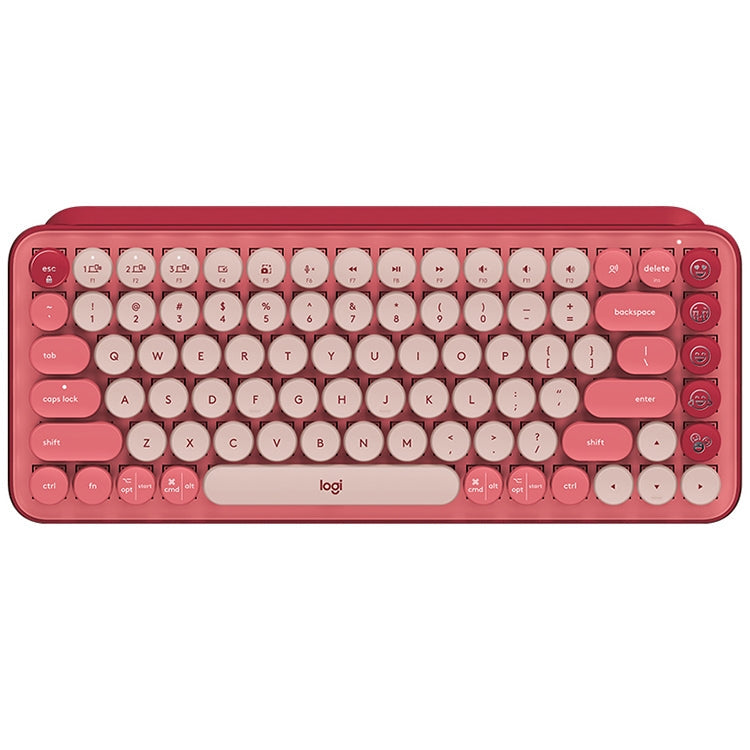 Logitech POP KEYS Round Button Bluetooth Mechanical Keyboard – Bluetooth Pink