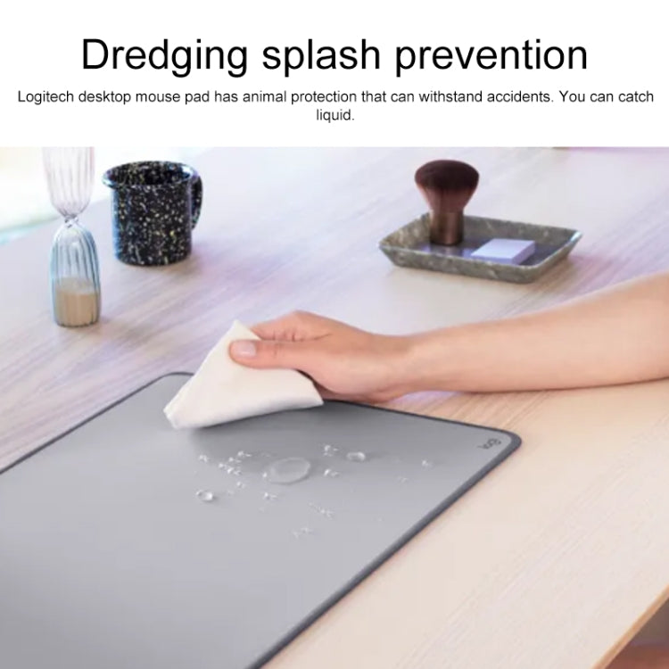 Logitech Keyboard Mouse Desk Mat Pad – Non-slip