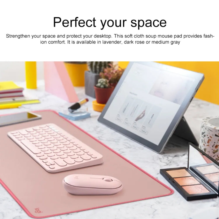 Logitech Keyboard Mouse Desk Mat Pad – Non-slip