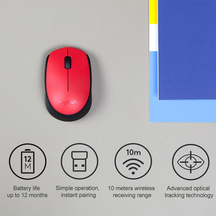 Logitech M170 1000DPI USB Wireless Mouse with 2.4G Receiver – Plug-and-play