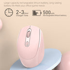 M107 4-buttons 1600 DPI 2.4GHz Wireless Rechargeable Mouse, 2.4GHz Rechargeable – Durable Build, Easy to Use