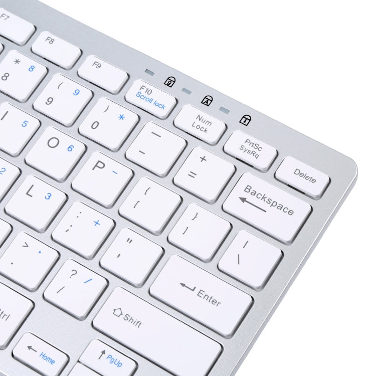 450 78 Keys Ultra-thin USB Wired Keyboard – Aluminum Alloy, Ultra-thin