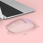 MKESPN SXS-838 Type-C Interface RGB Hollow Wired Mouse, Type-C – Durable Build, Easy to Use