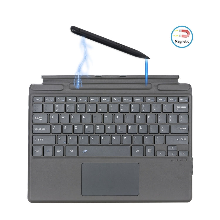Tablet Bluetooth Keyboard Leather Case with Pen Slot – Magnetic, Leather, Bluetooth, For Microsoft Surface Pro 8 / Pro X