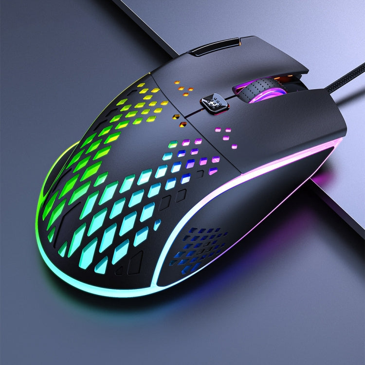 iMICE T97 Gaming Mouse RGB LED Light USB 7 Buttons 7200 DPI Wired Gaming Mouse – Durable Build, Easy to Use