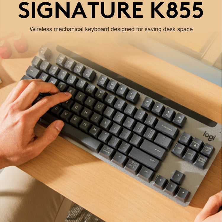 Logitech K855 Wireless Bluetooth Dual Mode Silent Mechanical Keyboard – Bluetooth