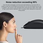 Logitech M110 1000DPI Wired Mouse USB Silent Mouse – Durable Build, Easy to Use