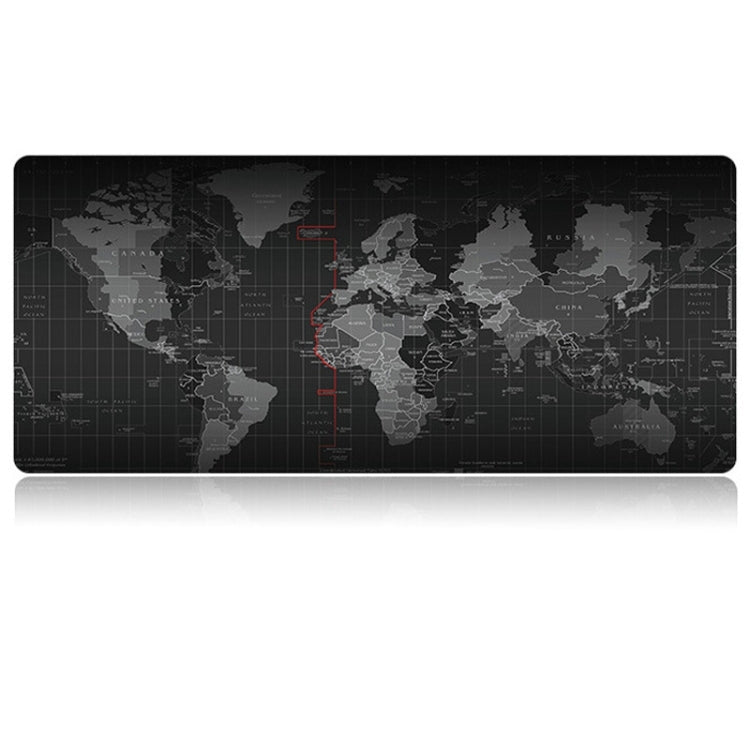 Extended Large Anti-Slip World Map Pattern Soft Rubber Smooth Cloth Surface Game Mouse Pad Keyboard Mat, Size: 60 x 30cm, Size: 60 x 30cm – Durable Build, Easy to Use