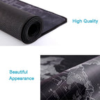 Extended Large Anti-Slip World Map Pattern Soft Rubber Smooth Cloth Surface Game Mouse Pad Keyboard Mat, Size: 60 x 30cm, Size: 60 x 30cm – Durable Build, Easy to Use