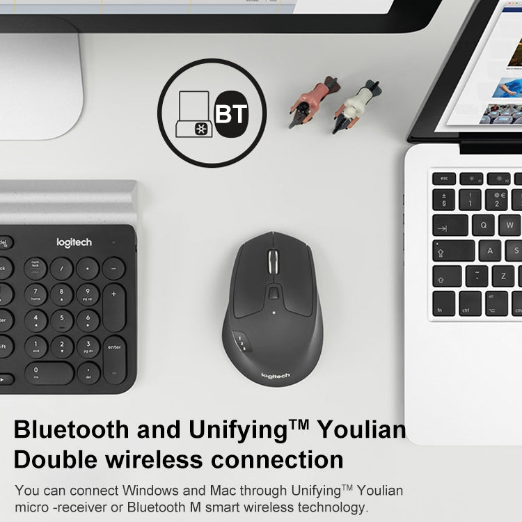 Logitech M720 1000DPI 2.4GHz Wireless Bluetooth Multimode Mouse – Bluetooth