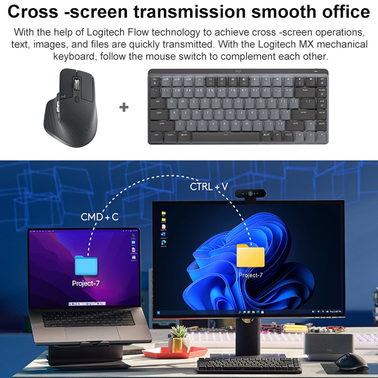 Logitech MX Master 3s 8000DPI 2.4GHz Ergonomic Wireless Bluetooth Dual Mode Mouse – Magnetic, Bluetooth