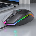 S700 Colorful Light USB Wired Office Gaming Mouse – Durable Build, Easy to Use Black