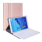 A0M5 Detachable Bluetooth Keyboard + Ultrathin Horizontal Flip Leather Tablet Case for Huawei MediaPad M5 & Honor Tab 5 8 inch, with Holder – Flip, Leather, Bluetooth