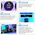 ZGB G21 Luminous Wired Keyboard + Mouse Set, G21 (Black) – Wear-resistant, Non-slip