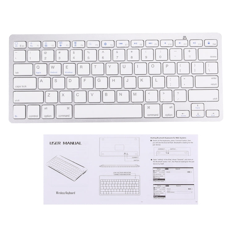 BK-3001 Bluetooth Wireless 78 Keys Ultrathin Keyboard for Windows / iPad / iPhone – Bluetooth