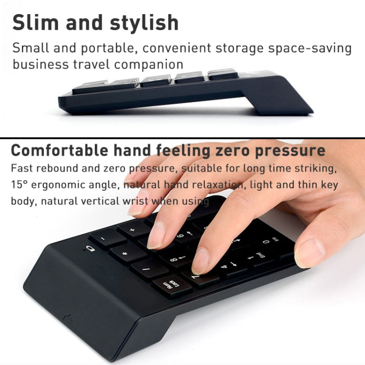 MC Saite 2129RF 18 Keys Wireless 2.4G Numeric Keyboard – Durable Build, Easy to Use