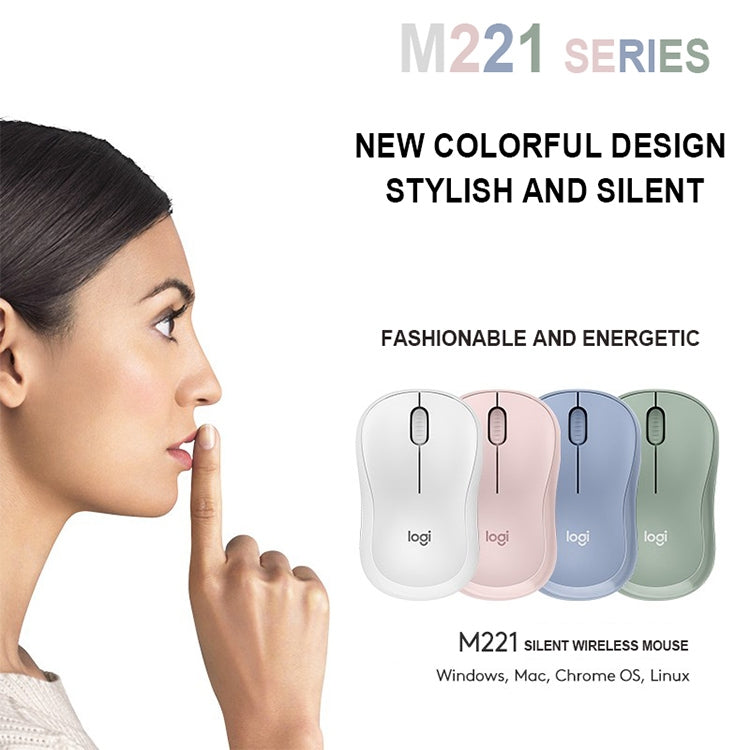 Logitech M221 Fashion Silent Wireless Mouse – Durable Build, Easy to Use