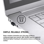 Logitech M221 Fashion Silent Wireless Mouse – Durable Build, Easy to Use