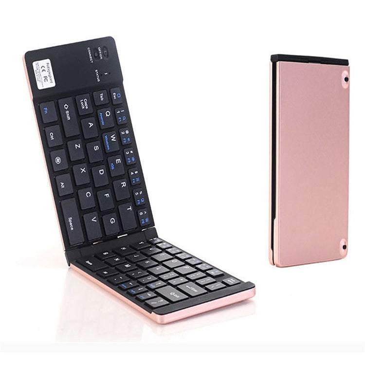 F66 Foldable Bluetooth Wireless 66 Keys Keyboard, Support Android / Windows / iOS, F66 2-Folding 66 Keys Black, F66 2-Folding 66 Keys Rose Gold, F66 2-Folding 66 Keys Silver, F66 2-Folding 66 Keys Gold – Magnetic, Bluetooth, Aluminum Alloy F66 2-Folding 66 Keys Rose Gold Rose Gold