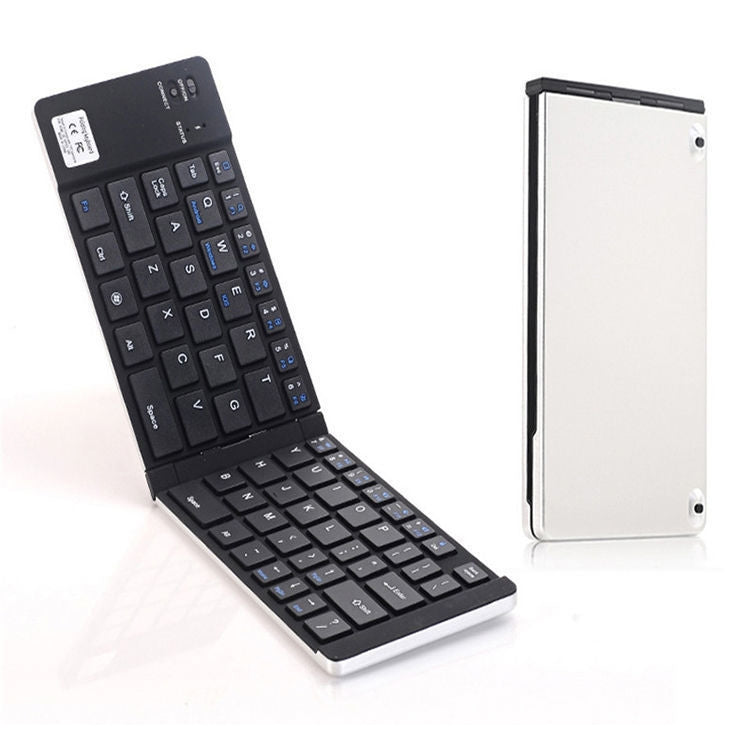 F66 Foldable Bluetooth Wireless 66 Keys Keyboard, Support Android / Windows / iOS, F66 2-Folding 66 Keys Black, F66 2-Folding 66 Keys Rose Gold, F66 2-Folding 66 Keys Silver, F66 2-Folding 66 Keys Gold – Magnetic, Bluetooth, Aluminum Alloy F66 2-Folding 66 Keys Silver Silver