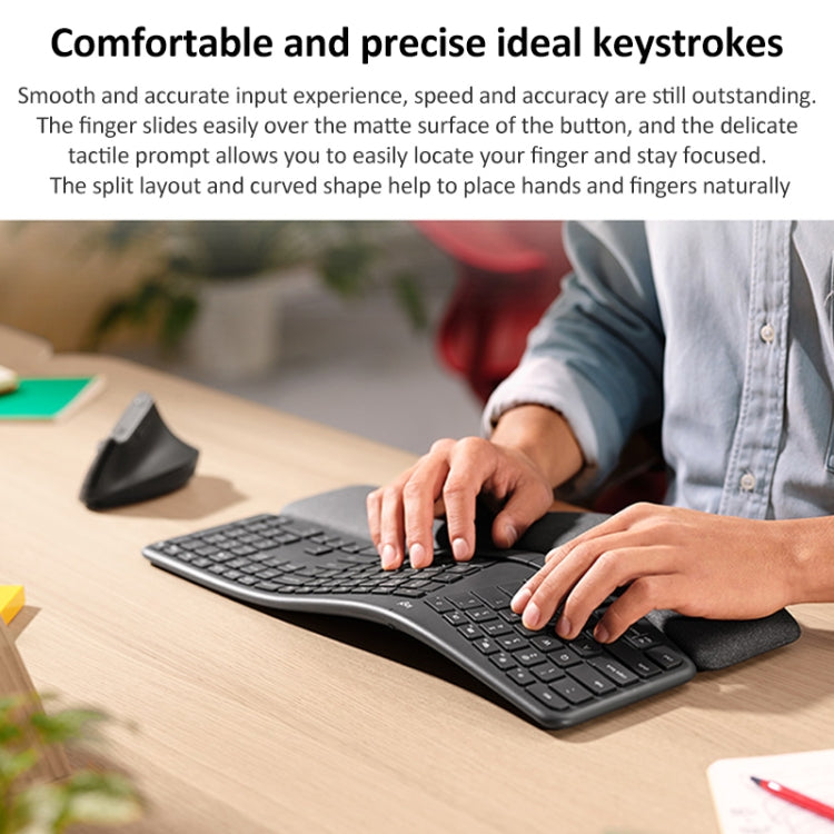 Logitech ERGO K860 2.4G Wireless Keyboard Bluetooth Dual Mode Ergonomic Split Keyboard – Bluetooth