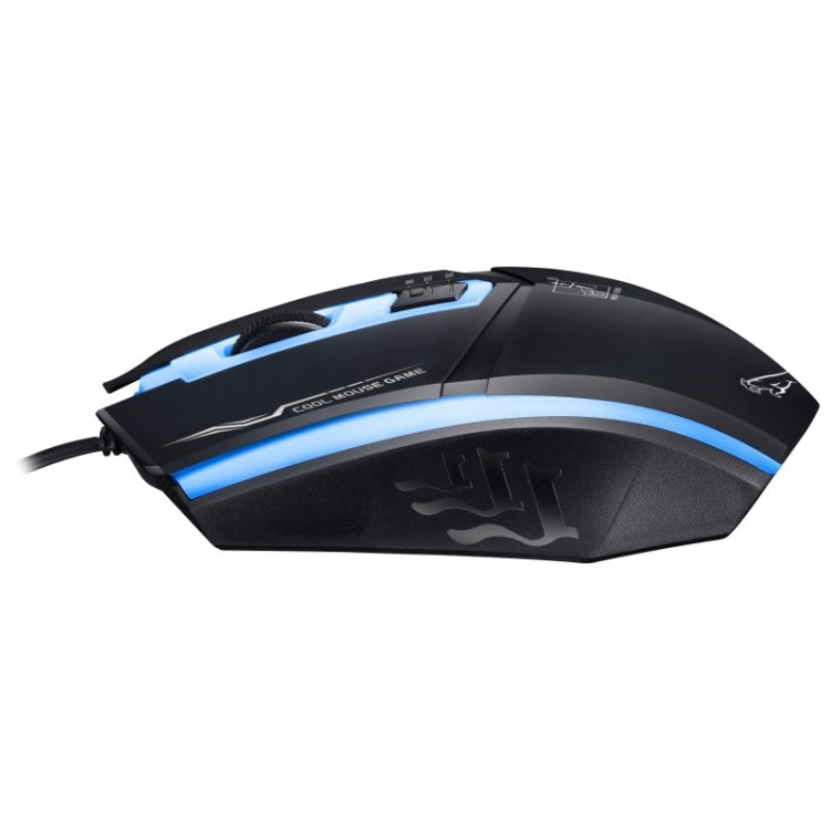 Chasing Leopard 199 USB 1600DPI Three-speed Adjustable LED Backlight Wired Optical Gaming Mouse, Length: 1.3m, 199 Black, 199 – Non-slip