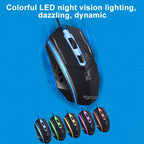 Chasing Leopard 199 USB 1600DPI Three-speed Adjustable LED Backlight Wired Optical Gaming Mouse, Length: 1.3m, 199 Black, 199 – Non-slip