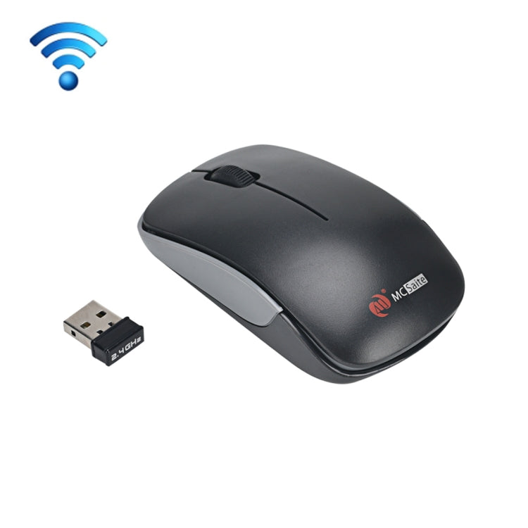 MC Saite MC-367 2.4GHz Wireless Mouse with USB Receiver for Computer PC Laptop – Durable Build, Easy to Use Black