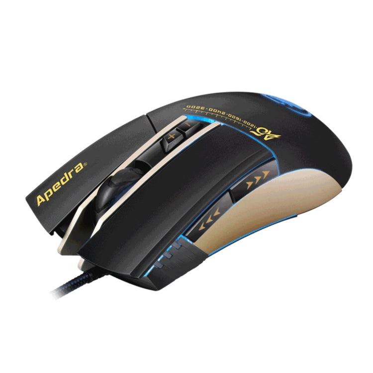 Apedra iMICE A5 High Precision Gaming Mouse LED four color controlled breathing light USB 7 Buttons 3200 DPI Wired Optical Gaming Mouse for Computer PC Laptop, iMICE A5 – Durable Build, Easy to Use iMICE A5