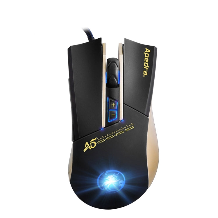 Apedra iMICE A5 High Precision Gaming Mouse LED four color controlled breathing light USB 7 Buttons 3200 DPI Wired Optical Gaming Mouse for Computer PC Laptop, iMICE A5 – Durable Build, Easy to Use