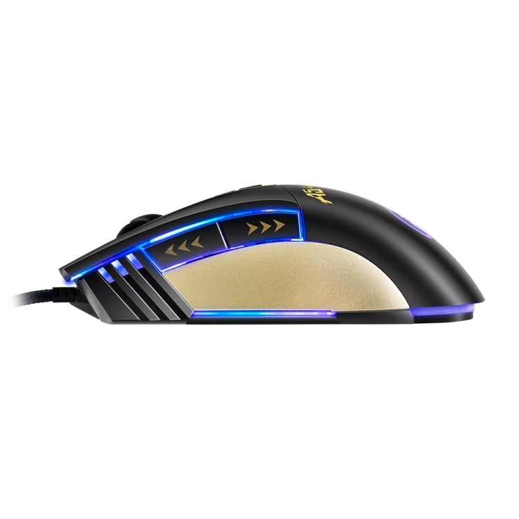Apedra iMICE A5 High Precision Gaming Mouse LED four color controlled breathing light USB 7 Buttons 3200 DPI Wired Optical Gaming Mouse for Computer PC Laptop, iMICE A5 – Durable Build, Easy to Use