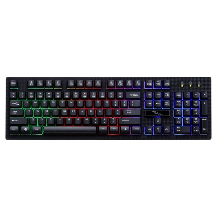 ZGB G20 104 Keys USB Wired Mechanical Feel Glowing Computer Keyboard Gaming Keyboard – Durable Build, Easy to Use