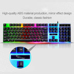 ZGB G21 104 Keys USB Wired Mechanical Feel Colorful Backlight Office Computer Keyboard Gaming Keyboard – Durable Build, Easy to Use