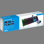 ZGB G21 1600 DPI Professional Wired Colorful Backlight Mechanical Feel Suspension Keyboard + Optical Mouse Kit for Laptop, PC – Wear-resistant