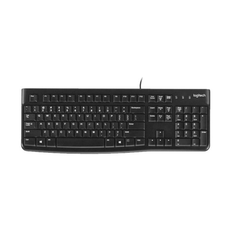 Logitech K120 USB Waterproof Splash Wired Keyboard for Desktop Computers / Laptops, Logitech K120 – Waterproof Logitech K120