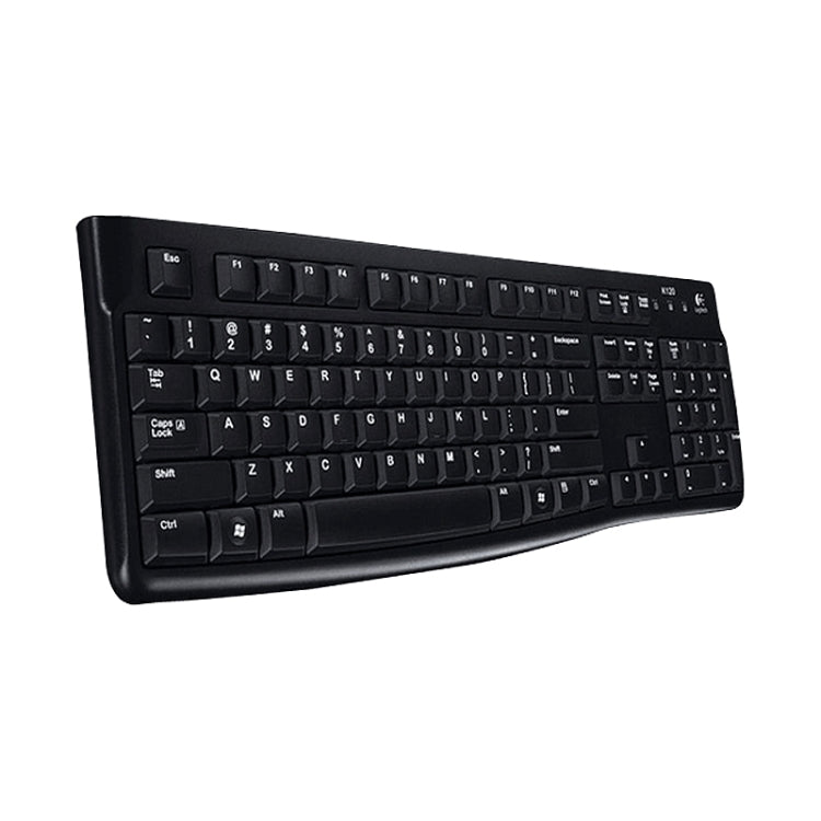 Logitech K120 USB Waterproof Splash Wired Keyboard for Desktop Computers / Laptops, Logitech K120 – Waterproof