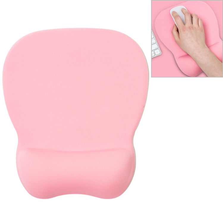 MONTIAN MF-01 Oval Slow Rebound Memory Cotton Soft Bracer Mouse Pad – Non-slip Pink