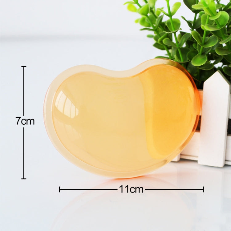 MONTIAN 2 PCS Transparent Silicone Bracer Heart-shaped Mouse Wrist Supporter, Random Color Delivery, Heart-shaped – Durable Build, Easy to Use
