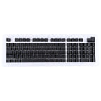 ABS Translucent Keycaps, OEM Highly Mechanical Keyboard, Universal Game Keyboard, Pink, Grey, Blue, Purple, Red, White, Yellow, Black, Orange – Durable Build, Easy to Use Black Black