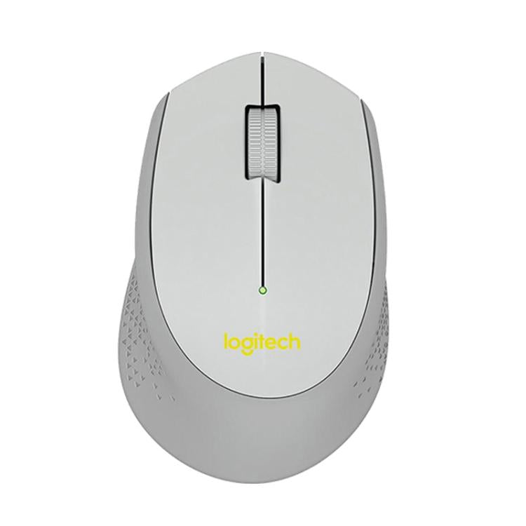 Logitech M280 2.4GHz 3-keys 1000DPI Wireless Optical Mouse, Wireless Range: 10m – Plug-and-play Grey