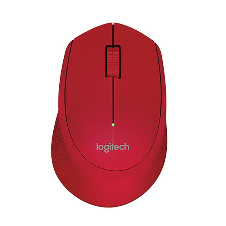 Logitech M280 2.4GHz 3-keys 1000DPI Wireless Optical Mouse, Wireless Range: 10m – Plug-and-play Red