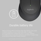 Logitech M280 2.4GHz 3-keys 1000DPI Wireless Optical Mouse, Wireless Range: 10m – Plug-and-play