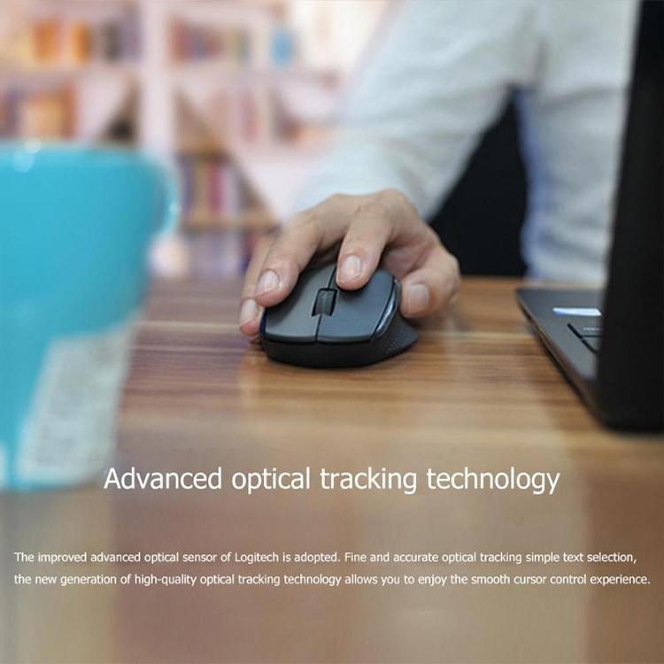 Logitech M280 2.4GHz 3-keys 1000DPI Wireless Optical Mouse, Wireless Range: 10m – Plug-and-play